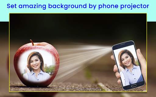 Mobile Phone Face Projector Photo Frame 1 تصوير الشاشة