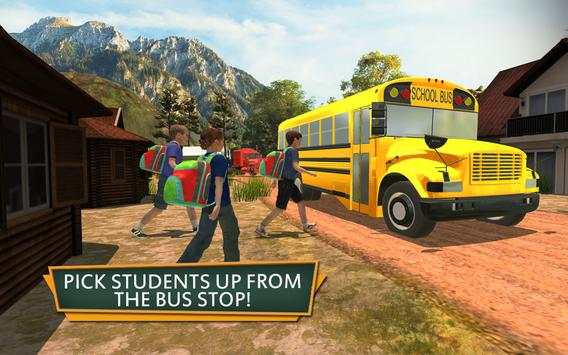 Training School Bus Highway Driving NYC Simulator screenshot 1