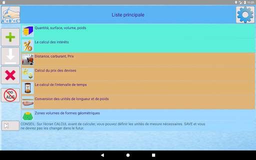 Formules Calculs Unités "sous la Main" screenshot 11