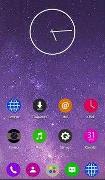 CircleFlat Theme - KK Launcher screenshot 2