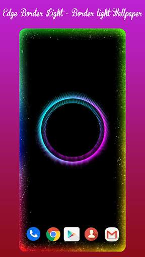 Edge Border Light - Border light Wallpapers screenshot 1