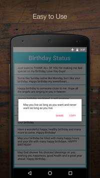 Birthday Status screenshot 3