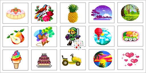 Offline Pixel Art Color By Number screenshot 1