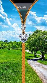 Nature Zip Lock Screen Theme 8 تصوير الشاشة
