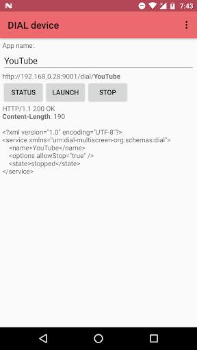 DIAL Launcher for developer screenshot 4