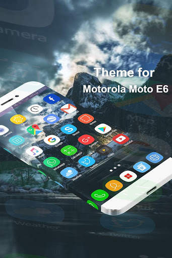 launcher Theme For Motorola Moto E6 screenshot 1