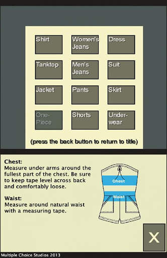 My Size Clothing Lite screenshot 5