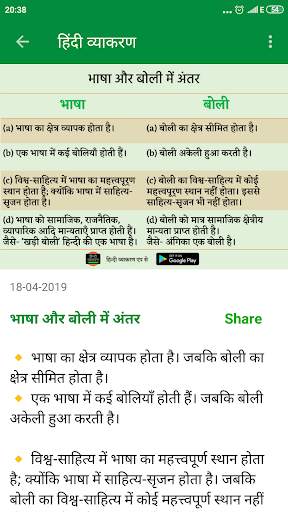Hindi Grammar screenshot 8