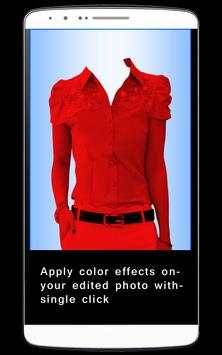 Woman Designer Shirt Foto Edit screenshot 5