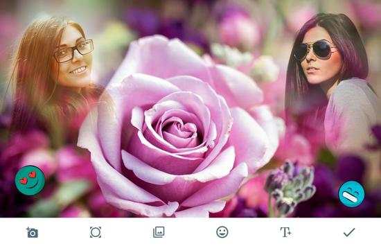 Pink Rose Photo Frames 1 تصوير الشاشة
