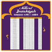 Jadwal Imsakiyah Puasa Ramadhan 2018 on 9Apps