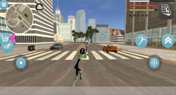 panther Stickman Black Rope Hero Gangstar Crime screenshot 2