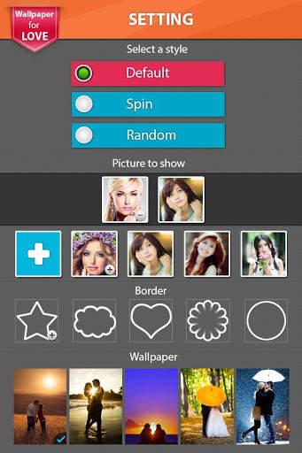 Live wallpaper for love screenshot 4
