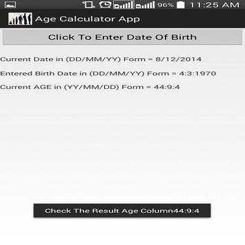 AgeCal screenshot 3