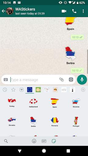 Flags of countries stickers for WhatsApp screenshot 5