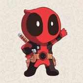 Deadpool stickers logo