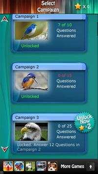 Bird Species Quiz HD screenshot 2