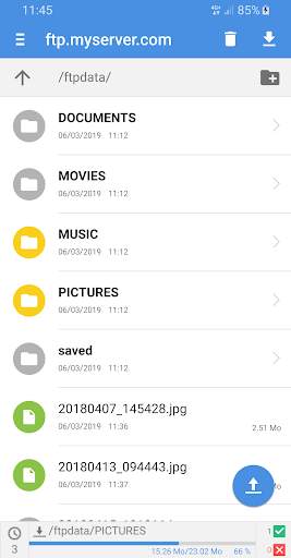 WM FTP Client screenshot 1