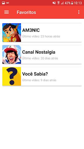 Notificação de Videos para Tubers screenshot 1