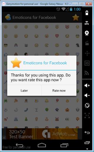 Emoticons for Facebook screenshot 3