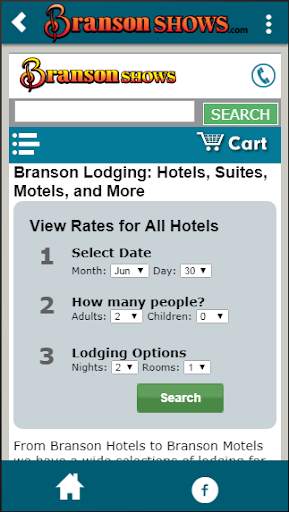 Branson Shows screenshot 3