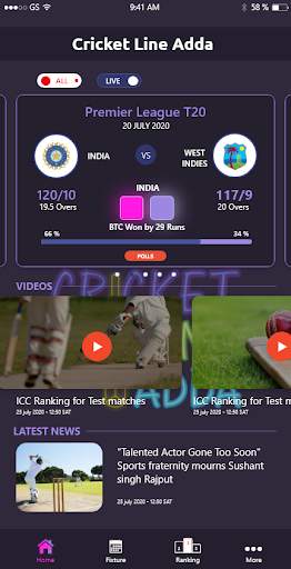 Cricket Line Adda screenshot 1