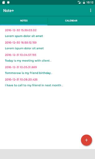 Notes /Memo screenshot 1