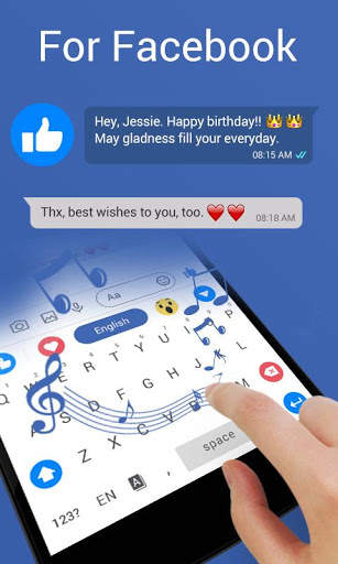 GO Keyboard Theme For Face App screenshot 5