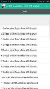 Code Free Wifi Gratuit screenshot 4
