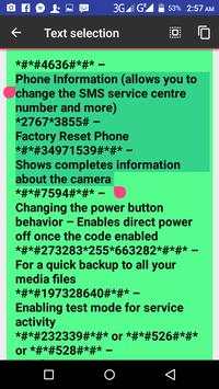 Android Secret Codes.all mobil phone screenshot 5