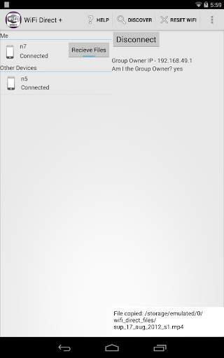 WiFi Direct   Pro screenshot 2
