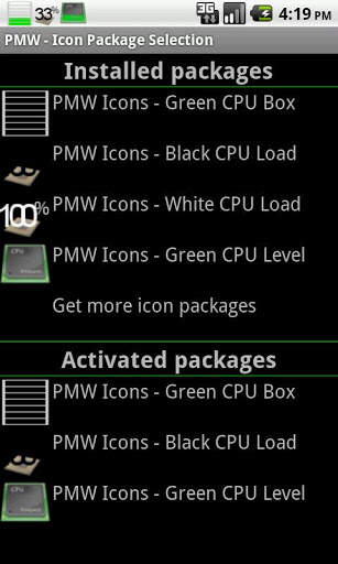3C Legacy Icons - CPU Load screenshot 2
