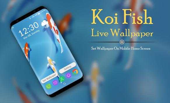 Koi Fish 3D Live Wallpaper 2019 screenshot 3