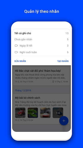 Ghi chú Việt - Danh sách nhắc nhở của tôi screenshot 3