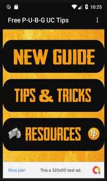 Free P-U-B-G UC Tips screenshot 1