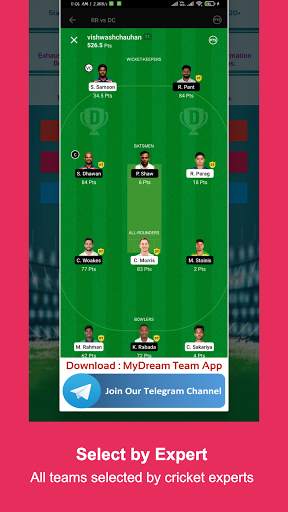 CricExpert -Fantasy prediction screenshot 5