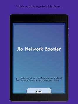 Jio Network Speed Booster Simulated screenshot 4