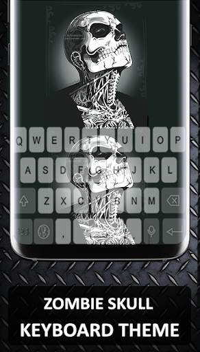 Zombie Skull Graffiti Keyboard Theme screenshot 4