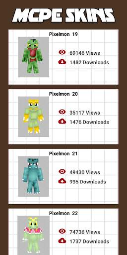 Skin Pixelmon For Minecraft screenshot 2