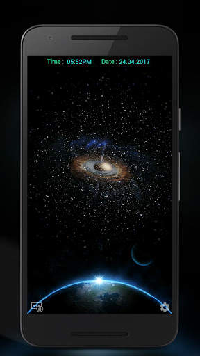 Space Live Lock Screen screenshot 2