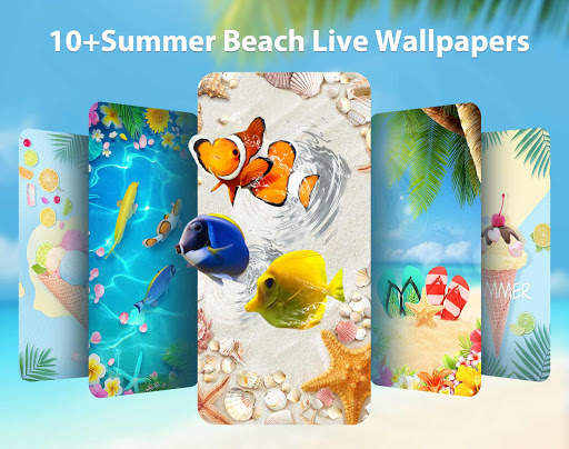 Summer Beach Live Wallpaper & Launcher Themes screenshot 3