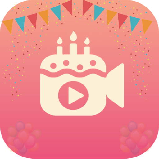 Birthday Video Maker With Music,Image,Text icon
