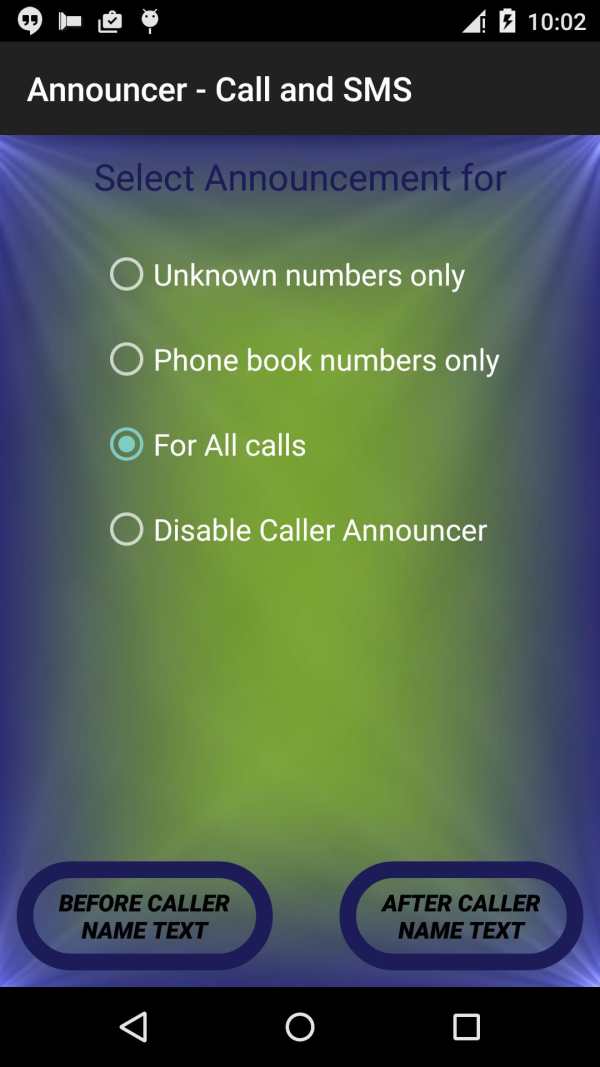Announcer - Call and SMS screenshot 2