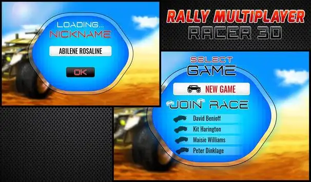 Rally Racing Car Multiplayer screenshot 2