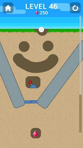 Dig it your way! - Ballz Cave screenshot 2