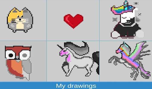 Magic unicorns color by numbers screenshot 1