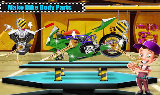Sports Motorbike Maker Factory - Bike Builder Game screenshot 2