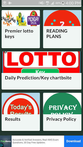 My lotto keys screenshot 2