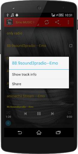 Emo MUSIC Radio screenshot 3