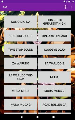 JJBA JoJo Bizarre Adventure Soundboard screenshot 3